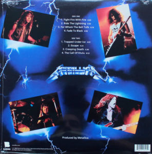 metallica ride the lightning recorded